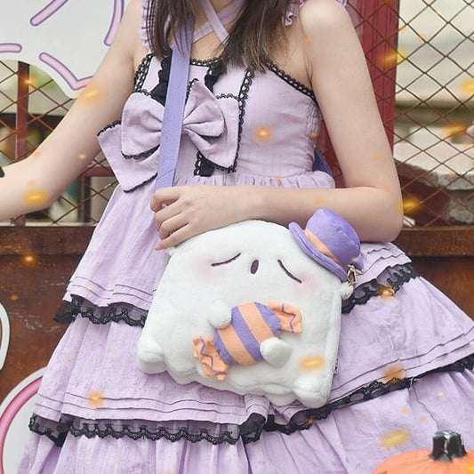 Ghost Hug Candy Spooky Plush Bag — image 1