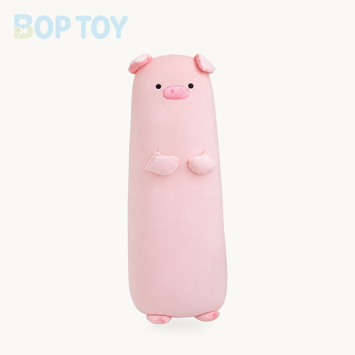 Long Snuggle Buddies Capybara Alpaca Pig Plushie – Pig / 70cm, Pig / 90cm