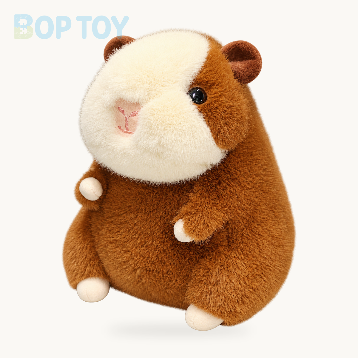 Nibbles & Popcorn Guinea Pig Plushies – Nibbles (Brown)