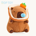 Silly Capybara Toast Turtle Snotty Plushie Family – Dark Bread Snot Orange