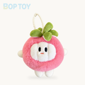 Fruit Plush Keychains | Watermelon, Avocado & Apple Charms, 5" | 13 cm – F / 13cm