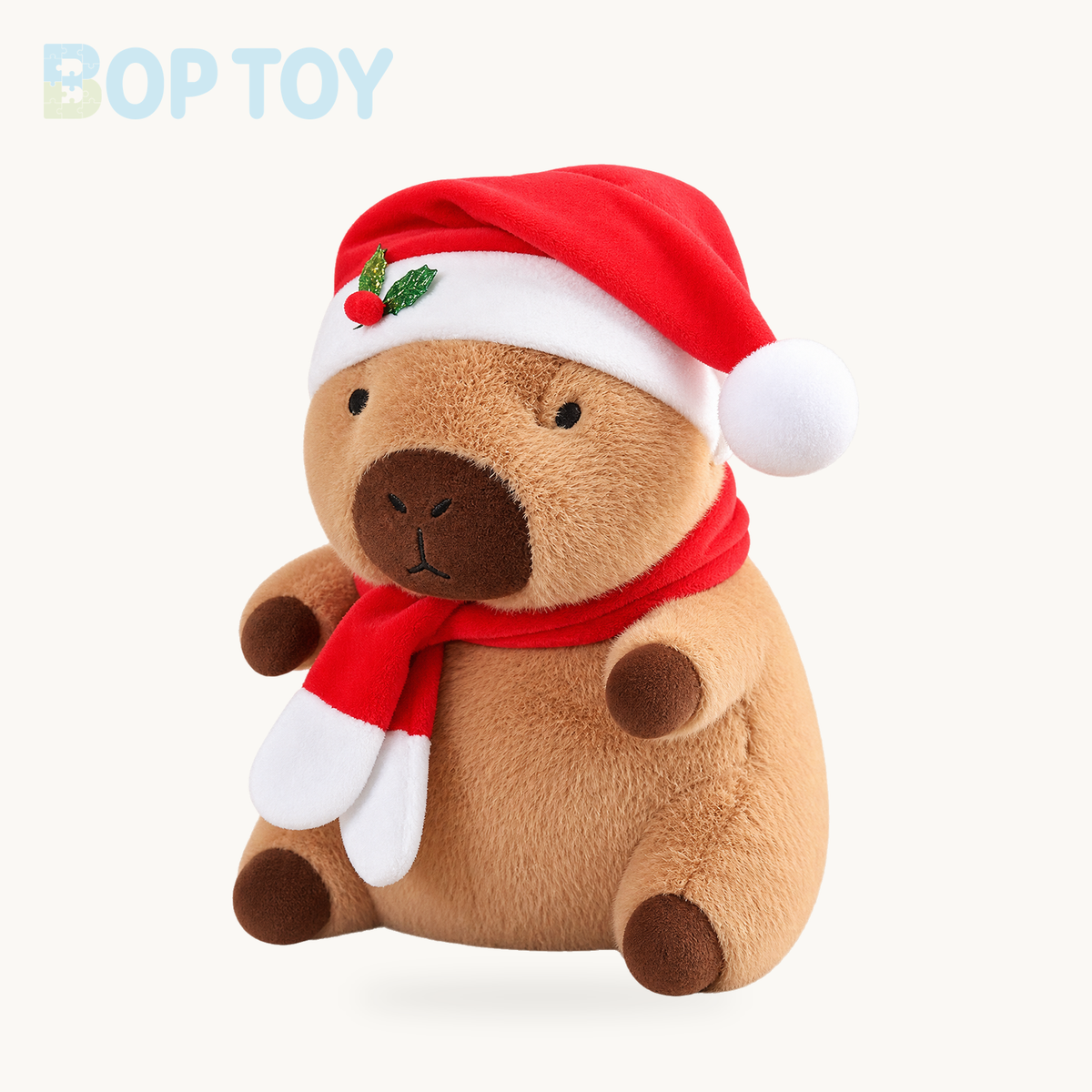 Christmas New Year Baby Capybara Plushies – Christmas / 20cm, Christmas / 30cm, Christmas / 40cm