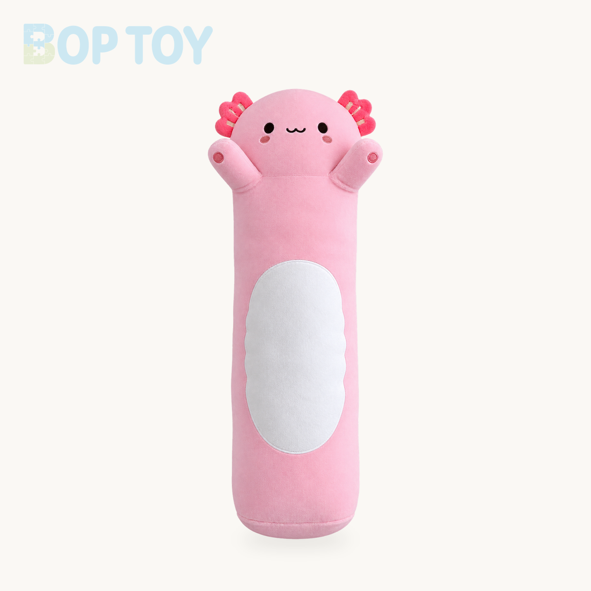 Kawaiies® Long Snuggly Chai Red Panda Axolotl Capybara Plushies – Pink Axolotl