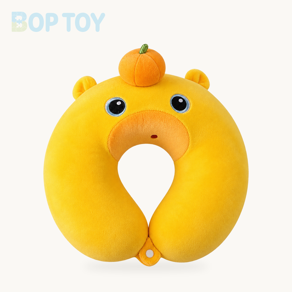 Capybara Neck Pillow - Soft U-Shaped Travel Pillow – Style 1