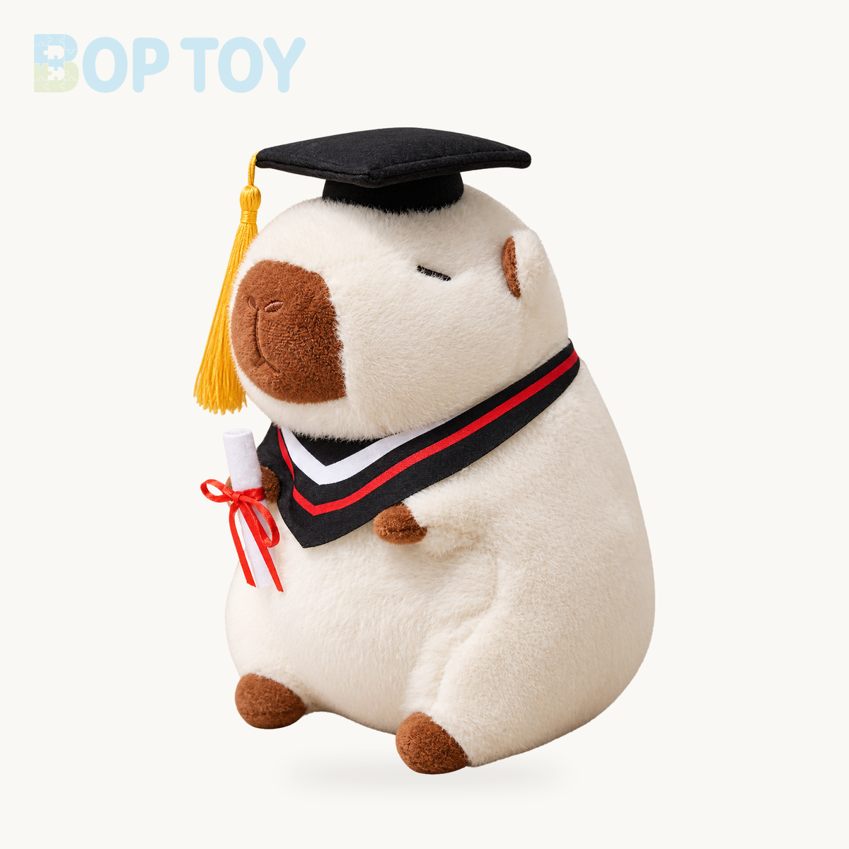 Graduation Scholar Capybara Plush – White