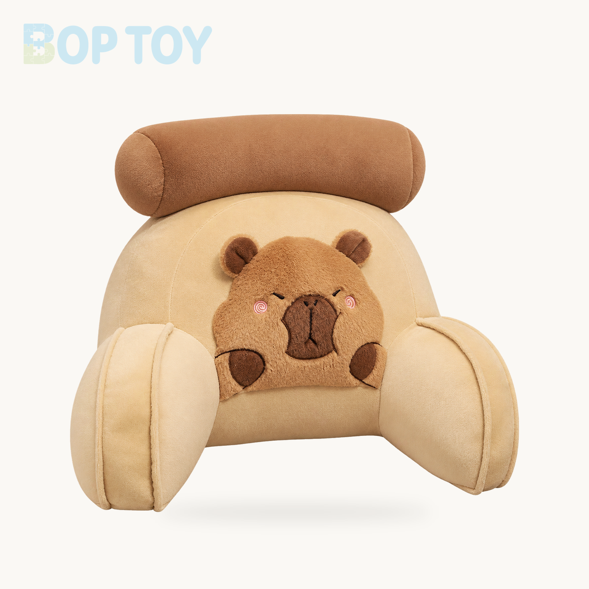 Huge Capybara Cushion Plush Backrest Seat – Angry / 40x60cm, Angry / 50x70cm