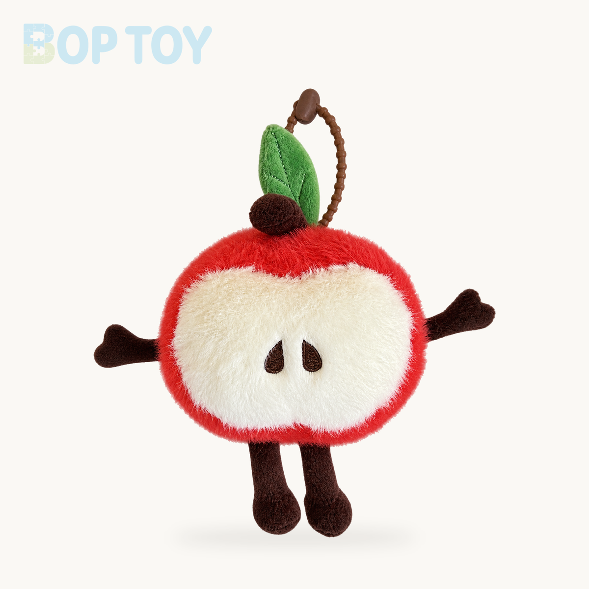 Fruit Plush Keychains | Watermelon, Avocado & Apple Charms, 5" | 13 cm – D / 13cm