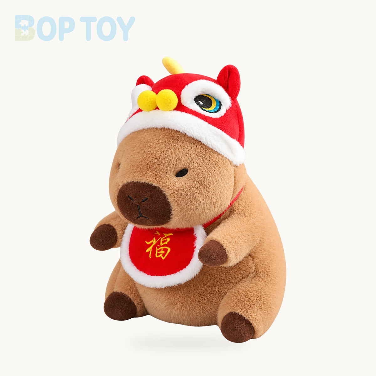 Christmas New Year Baby Capybara Plushies – Chinese New Year 1 / 20cm, Chinese New Year 1 / 30cm, Chinese New Year 1 / 40cm