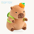 Silly Capybara Toast Turtle Snotty Plushie Family – Light Turtle Orange