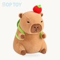 Silly Capybara Toast Turtle Snotty Plushie Family – Light Turtle Apple