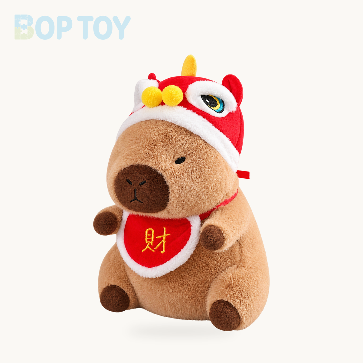 Christmas New Year Baby Capybara Plushies – Chinese New Year 2 / 20cm, Chinese New Year 2 / 30cm, Chinese New Year 2 / 40cm
