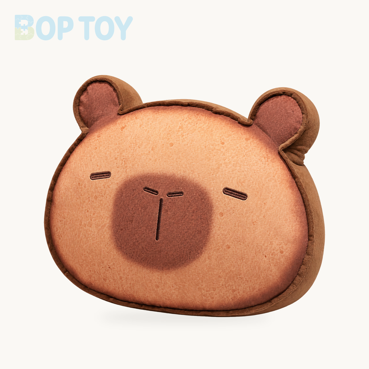 Capybara/Cat Cookie Plushie – Jumbo Comfort in a Sweet Design – dark capybara / 50x40cm, dark capybara / 80x60cm