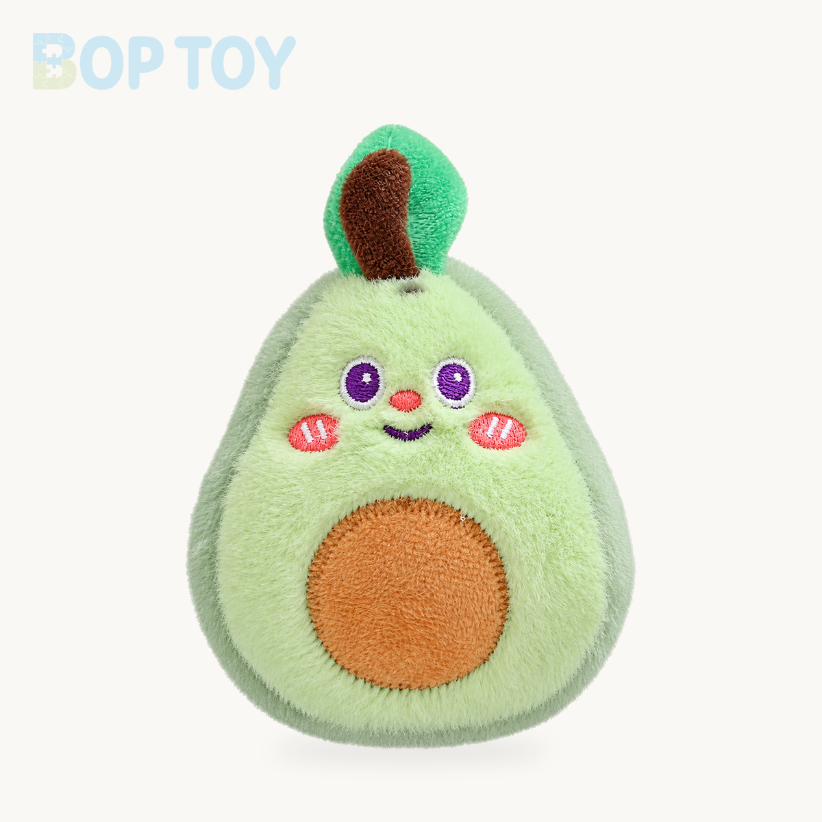 Simulation Fruits & Vegetables Plush Pendant Set | 18 Styles, 9 cm Each – avocado / 9cm