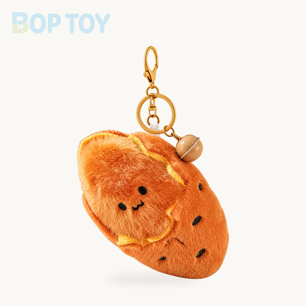 Baked Sweet Potato Plush Keychain | Peel-Away Charm, 5.5" | 14 cm – as picture / 11cm-30cm