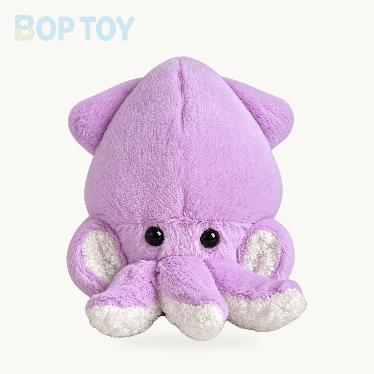 Mini Squid Plush Keychain | Aquatic Bag Charm – Light Purple