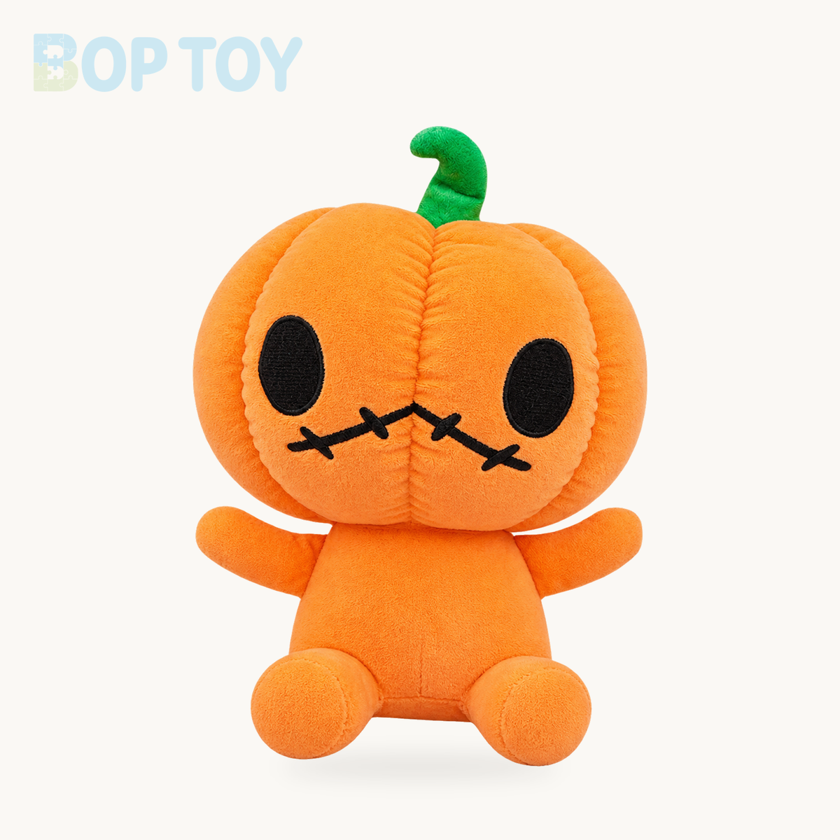 Mini Halloween Pumpkid Plushie – Orange