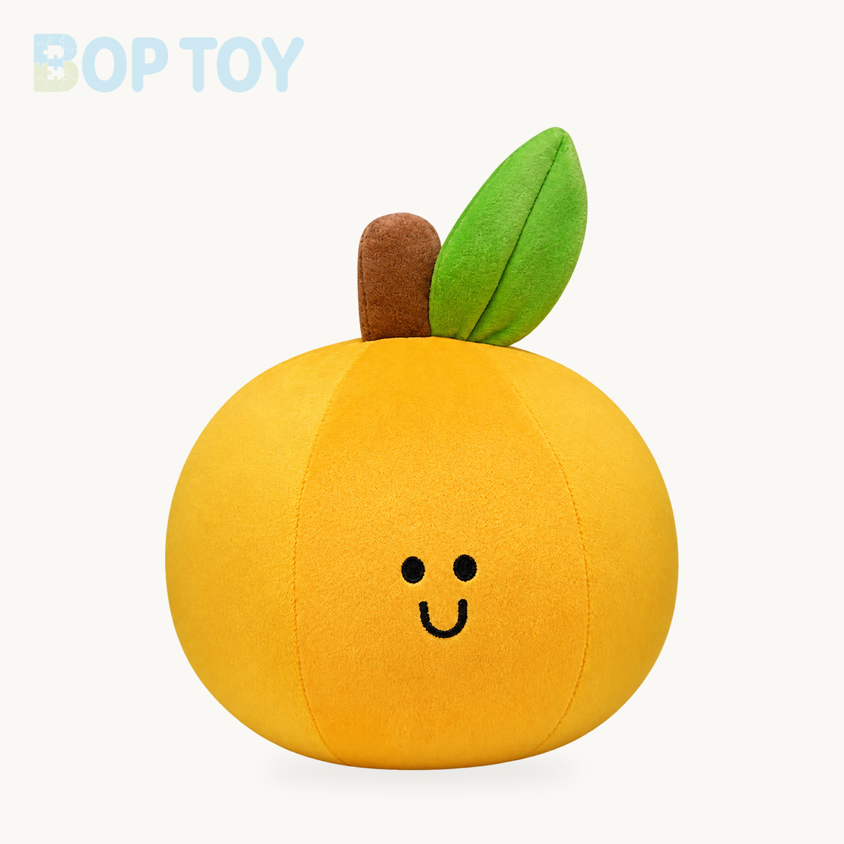 Fruit Plushies – A Minimalist and Cute Toy Food Collection – Orange / 12-16cm, Orange / 28-35cm
