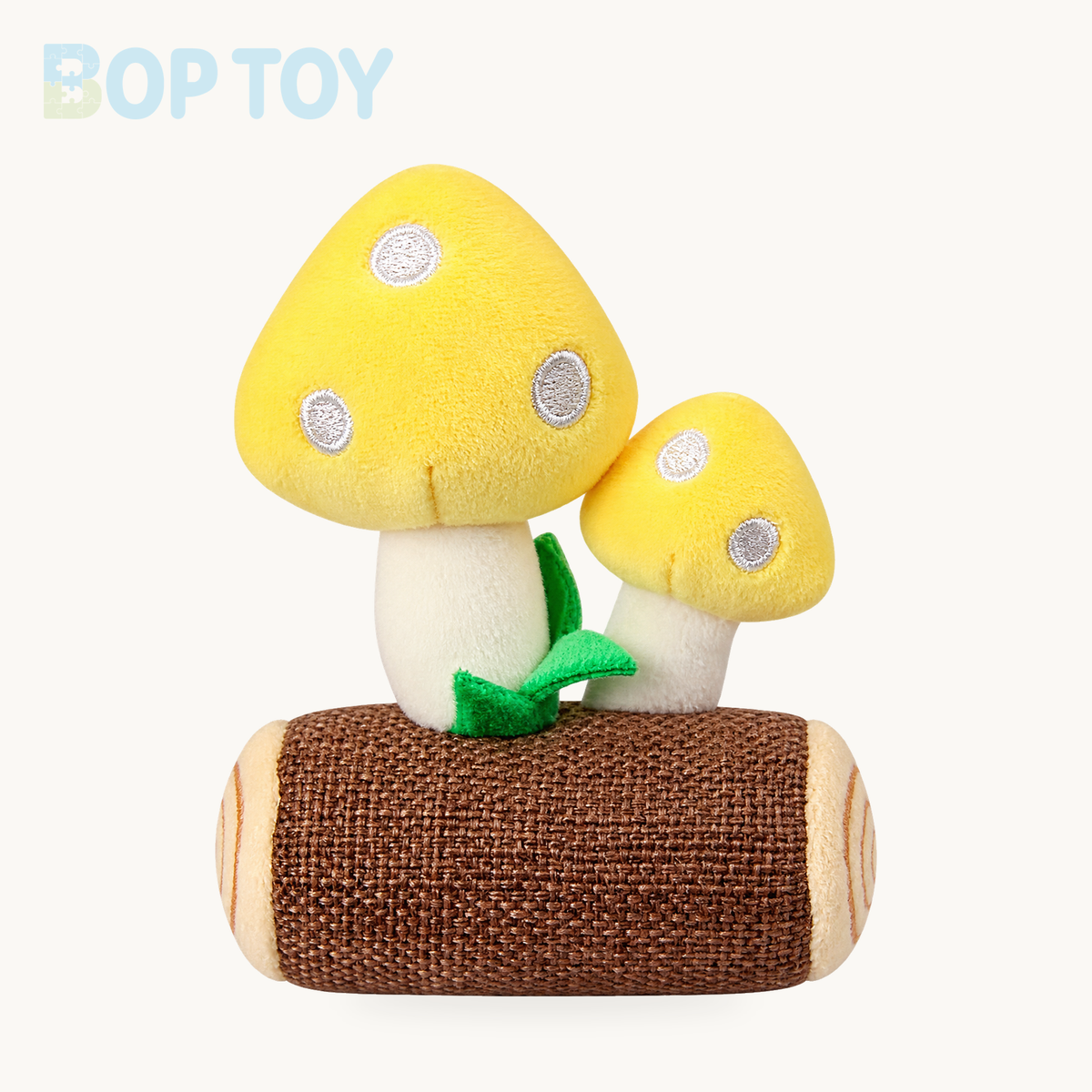 Mushroom Plush Keychain & Pendant, 5 Colors – Yellow