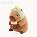 Baby Capybara Animal Dress-up Plushie Collection – 12in / 30cm / Dinosaur, 16in / 40cm / Dinosaur