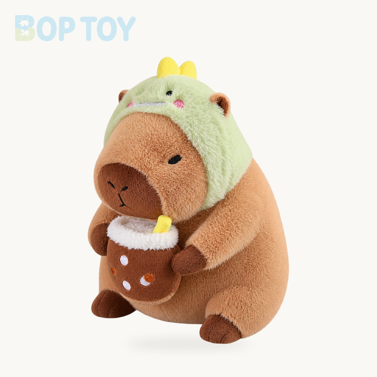Baby Capybara Animal Dress-up Plushie Collection – 12in / 30cm / Dinosaur, 16in / 40cm / Dinosaur