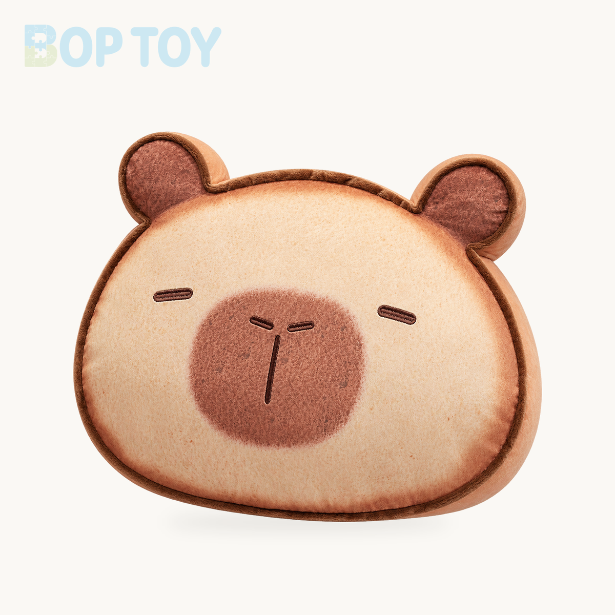 Capybara/Cat Cookie Plushie – Jumbo Comfort in a Sweet Design – light capybara / 50x40cm, light capybara / 80x60cm