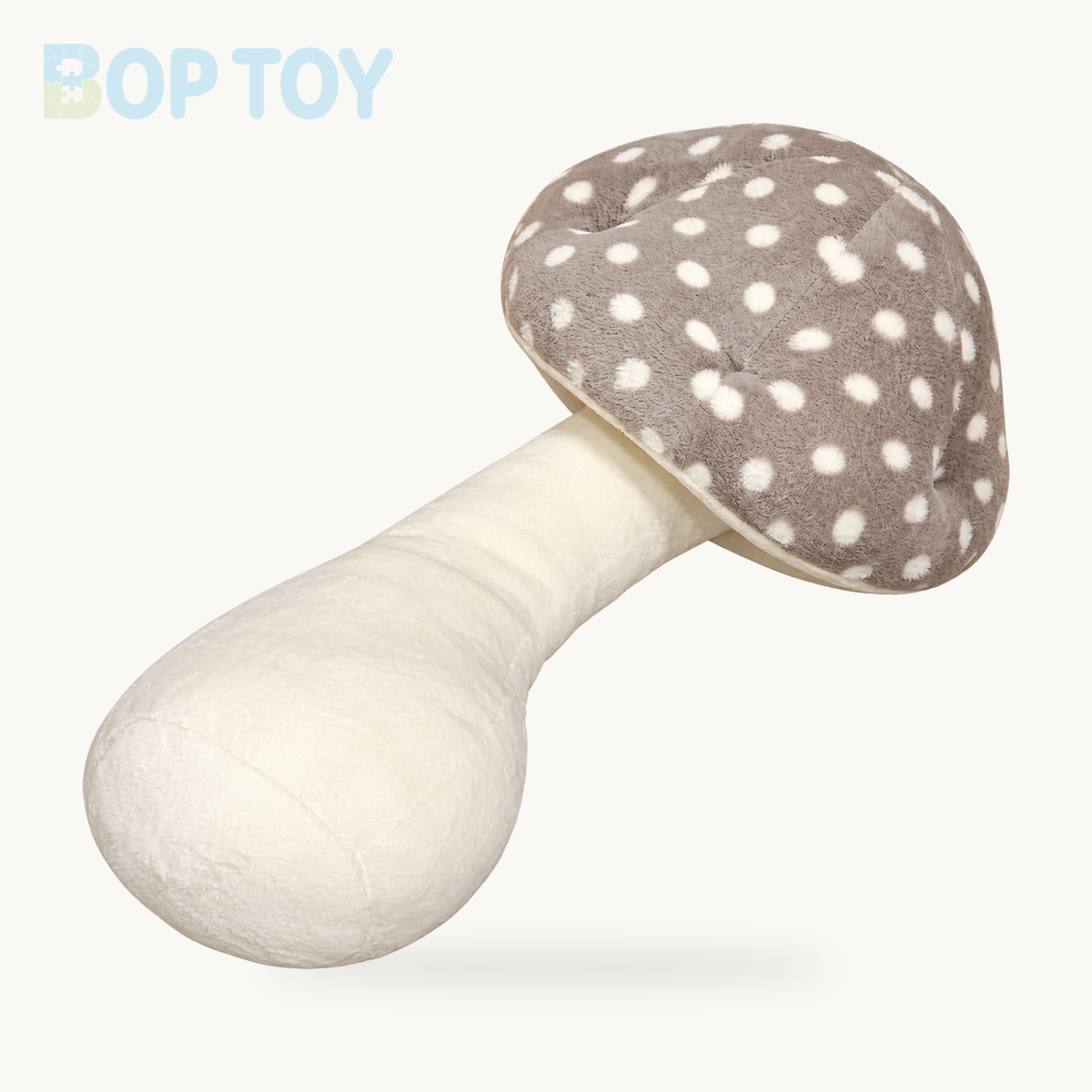 Jumbo Mushroom Plushie Body Pillow: Five Colors, 2.6-3.3' | 80-100 cm – GRAY
