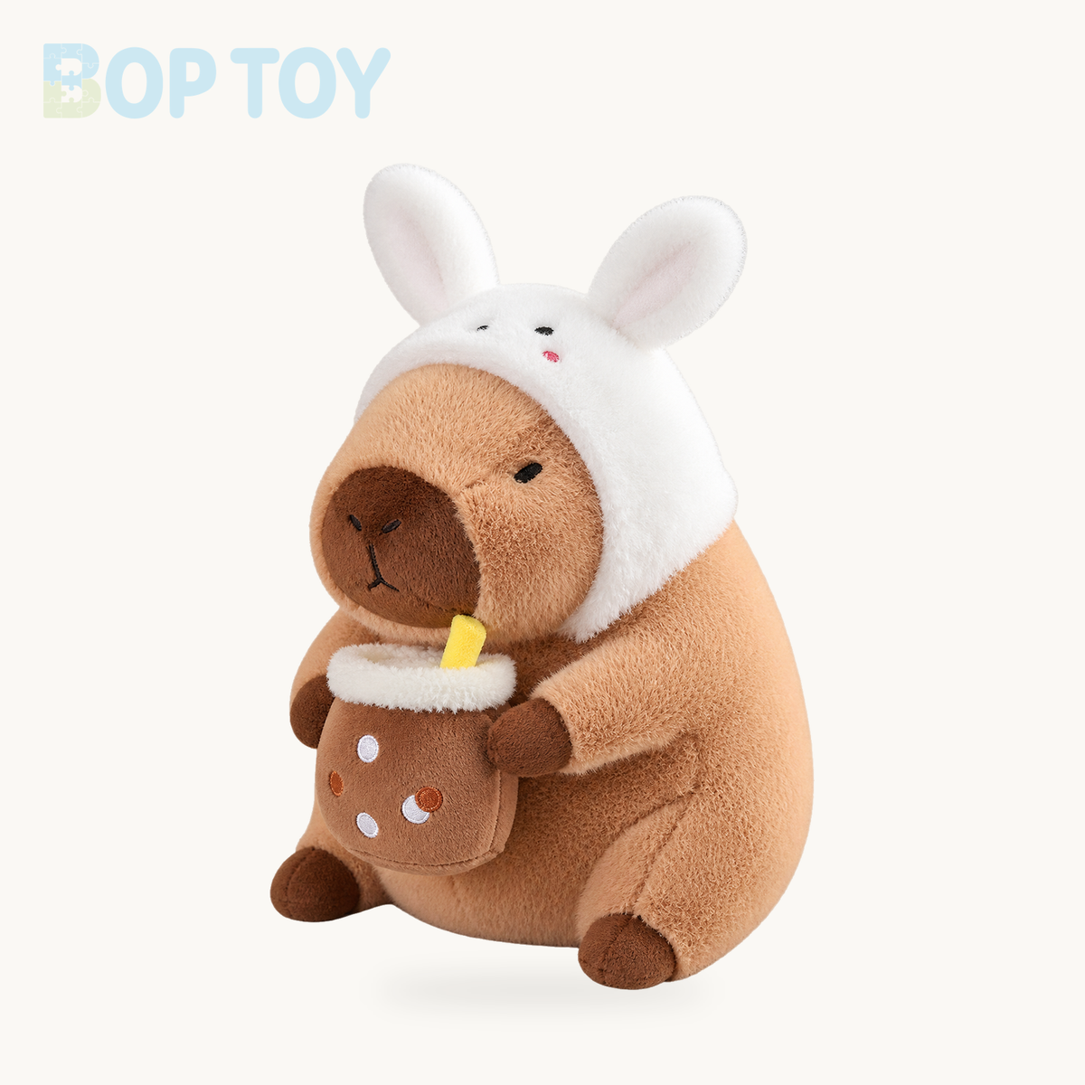 Baby Kawaii Capybara Dress-up Plushies – Bunny / 12in / 30cm, Bunny / 16in / 40cm