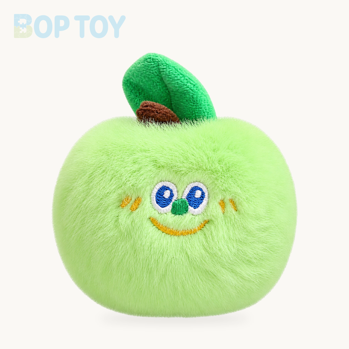 Simulation Fruits & Vegetables Plush Pendant Set | 18 Styles, 9 cm Each – green apple / 9cm