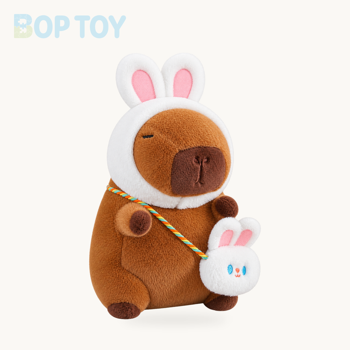 Capybara Frog Besties Costume Plush – Bunny / 10in / 25cm, Bunny / 14in / 35cm, Bunny / 20in / 50cm