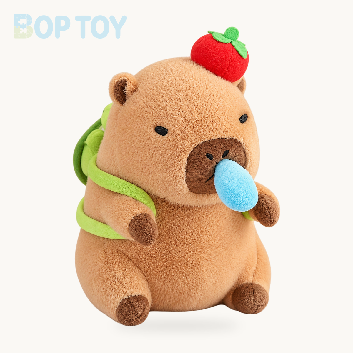 Silly Capybara Toast Turtle Snotty Plushie Family – Light Turtle Snot Apple
