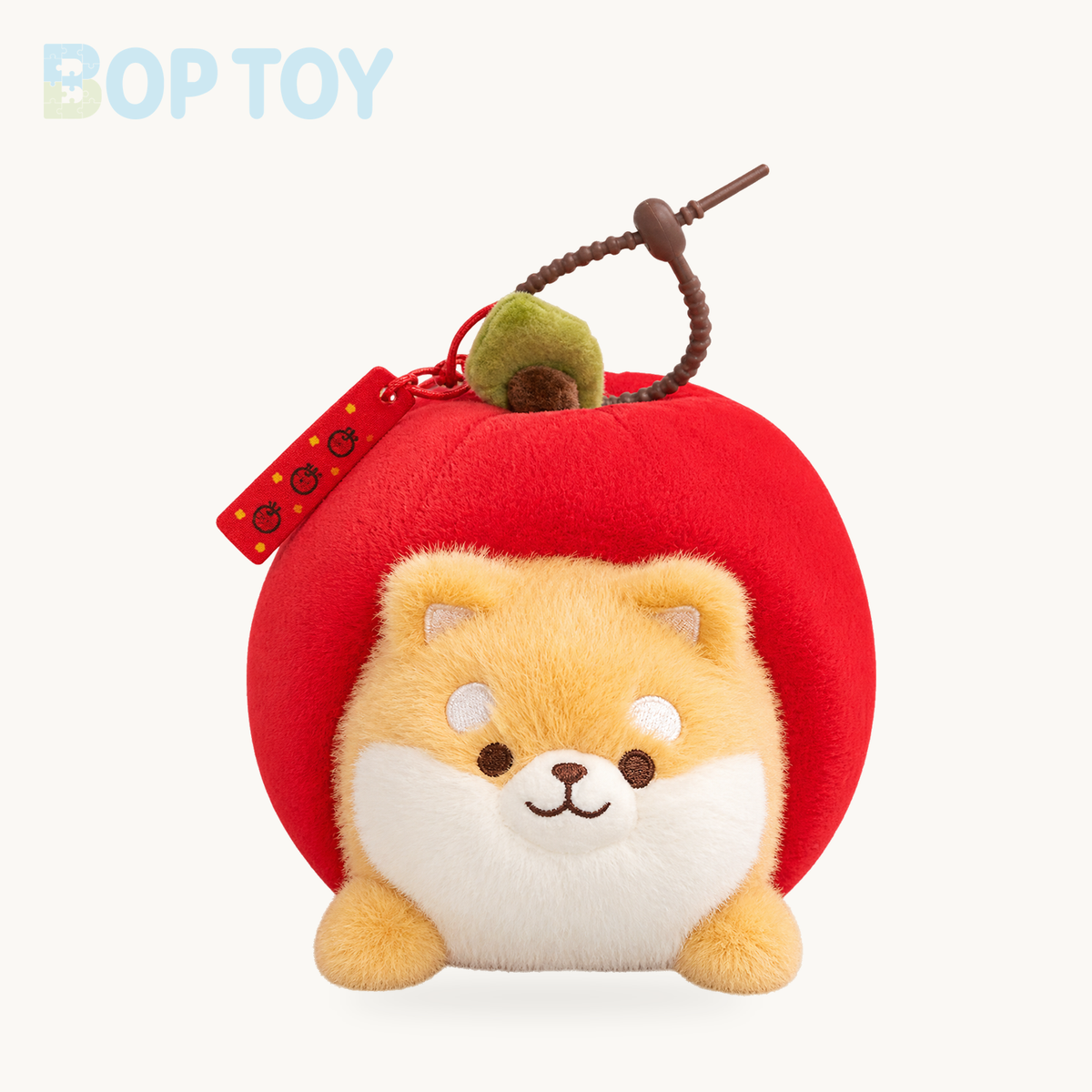 Fruit Nest Plush Toy - Mini Animal-in-Fruit Doll, 6" | 15 cm – apple dog jk / about 15cm
