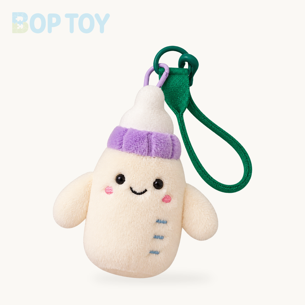Drink Cup Plush Keychain | Cute Stuffed Cup Pendant, 6" | 15 cm – 15cm white
