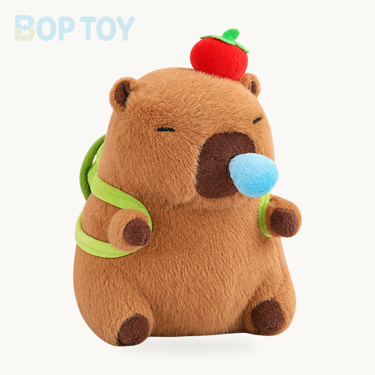 Silly Capybara Toast Turtle Snotty Plushie Family – Dark Turtle Snot Apple