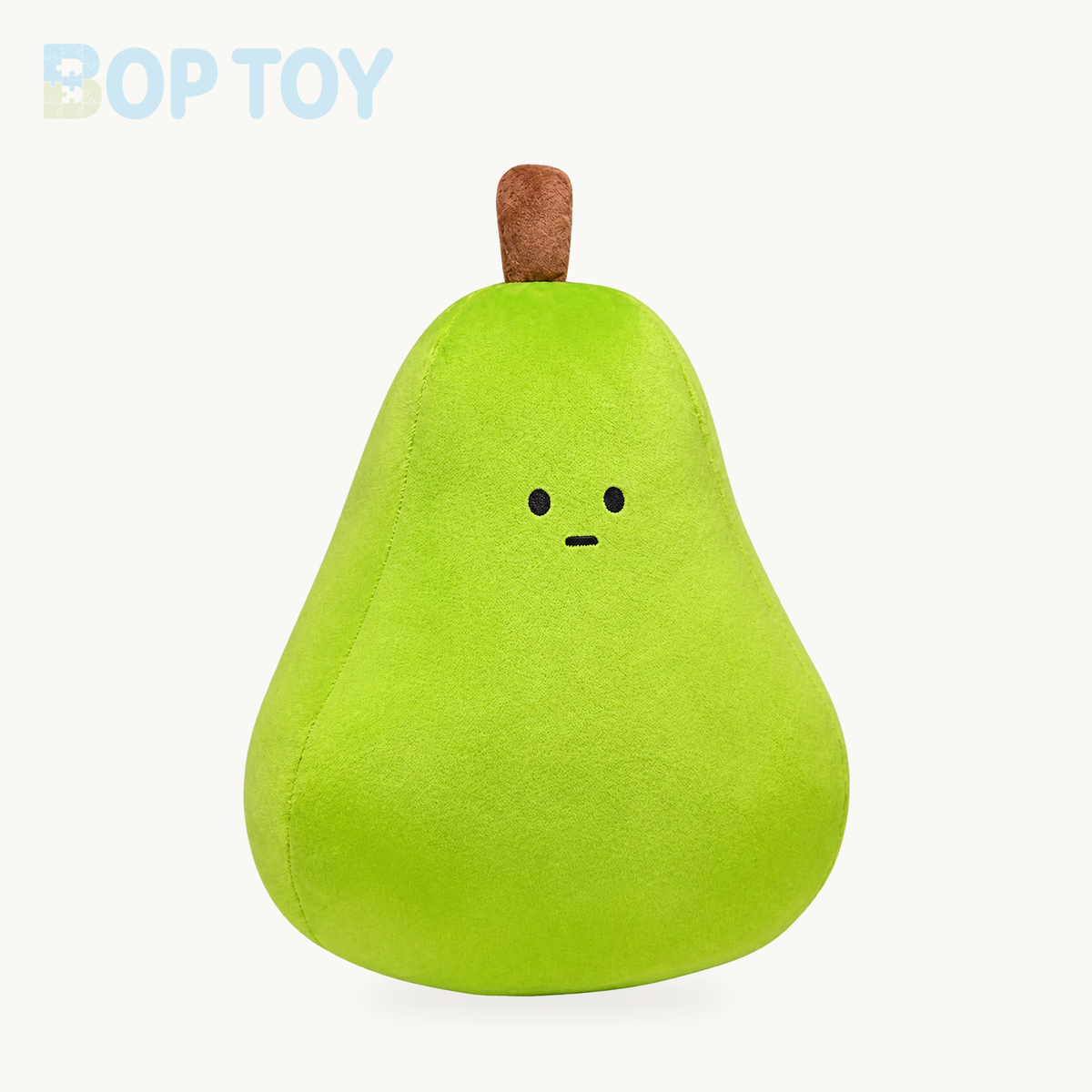 Fruit Plushies – A Minimalist and Cute Toy Food Collection – Pear / 12-16cm, Pear / 28-35cm