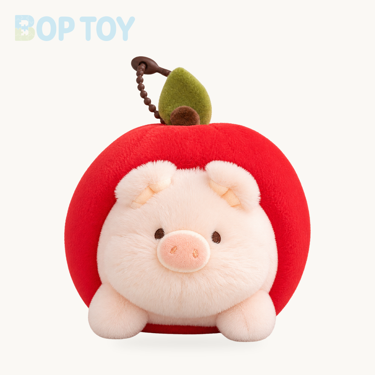 Fruit Nest Plush Toy - Mini Animal-in-Fruit Doll, 6" | 15 cm – apple pig jk / about 15cm