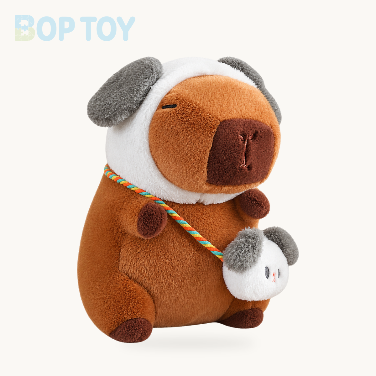 Capybara Frog Besties Costume Plush – Dog / 10in / 25cm, Dog / 14in / 35cm, Dog / 20in / 50cm