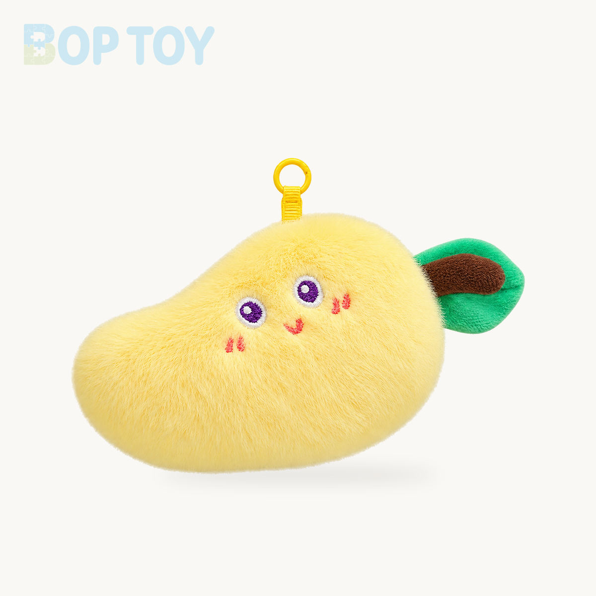 Simulation Fruits & Vegetables Plush Pendant Set | 18 Styles, 9 cm Each – mango / 9cm