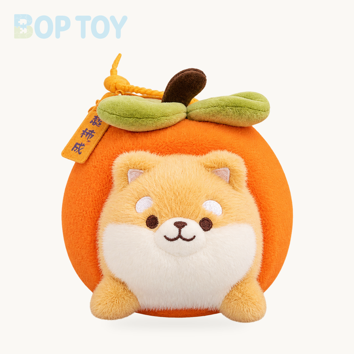 Fruit Nest Plush Toy - Mini Animal-in-Fruit Doll, 6" | 15 cm – orange dog jk / about 15cm