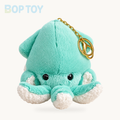 Mini Squid Plush Keychain | Aquatic Bag Charm – Mint Green