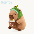 Baby Capybara Animal Dress-up Plushie Collection – 12in / 30cm / Bubble Tea, 16in / 40cm / Bubble Tea