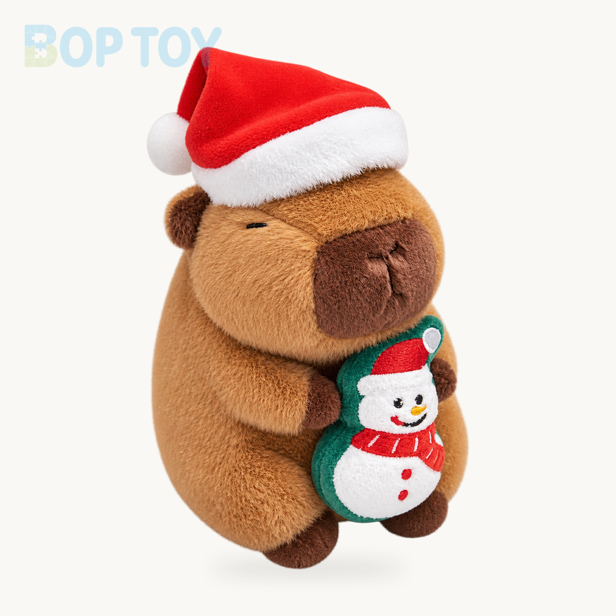 Kawaii Capybara Christmas Plushies – Snowman
