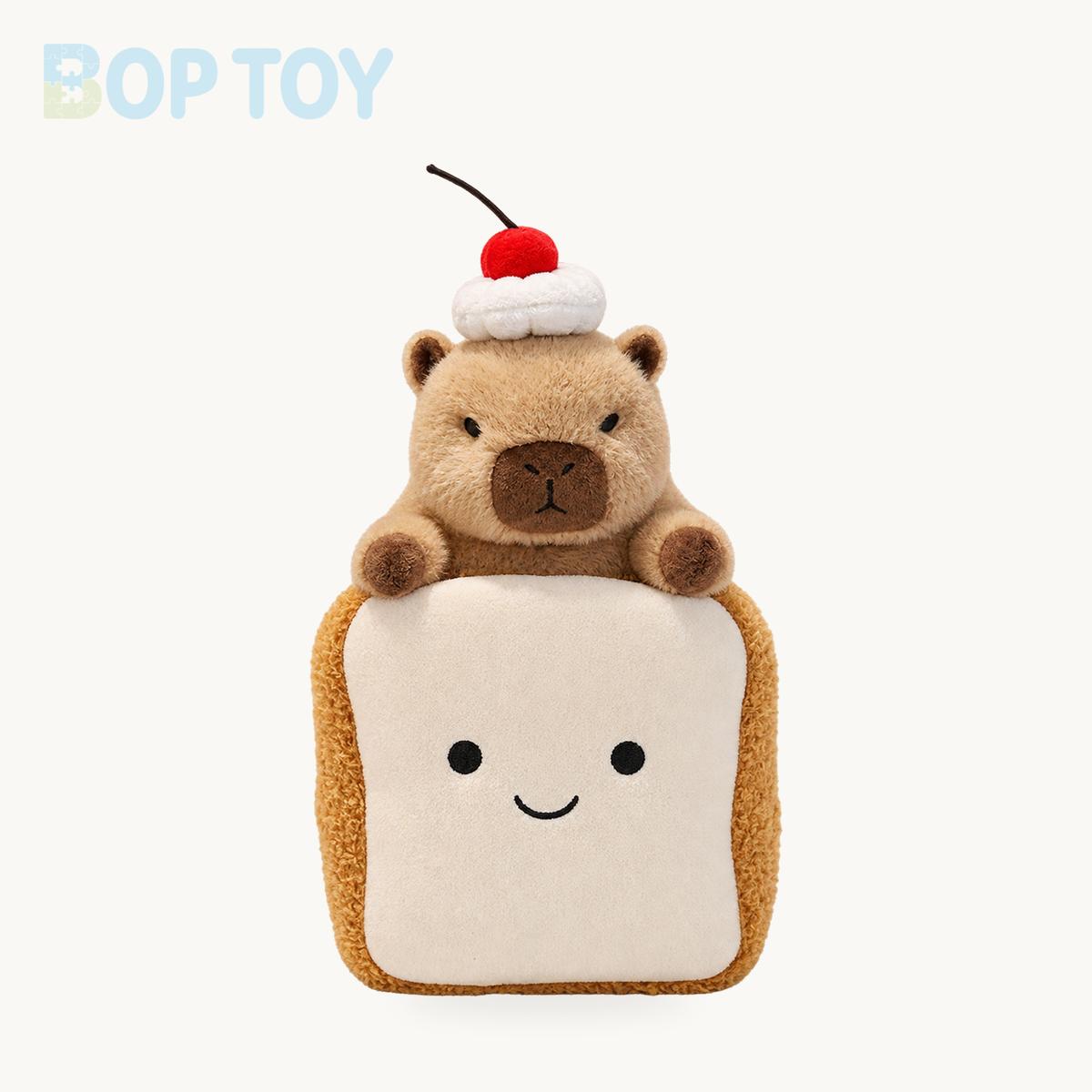 Ice Cream Capybara Plush Toy - Soft Dessert Animal & Nest, 8-13" | 20-33 cm – Sop / 20cm, Sop / 33cm
