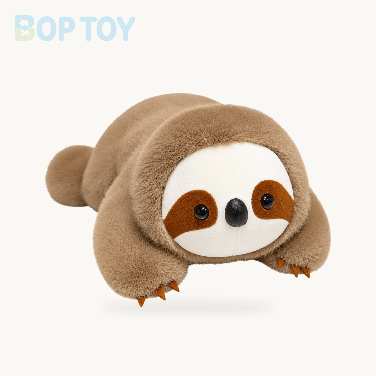 Fluffy Laying Animal Family Plushies – Sloth / 18cm, Sloth / 30cm, Sloth / 40cm