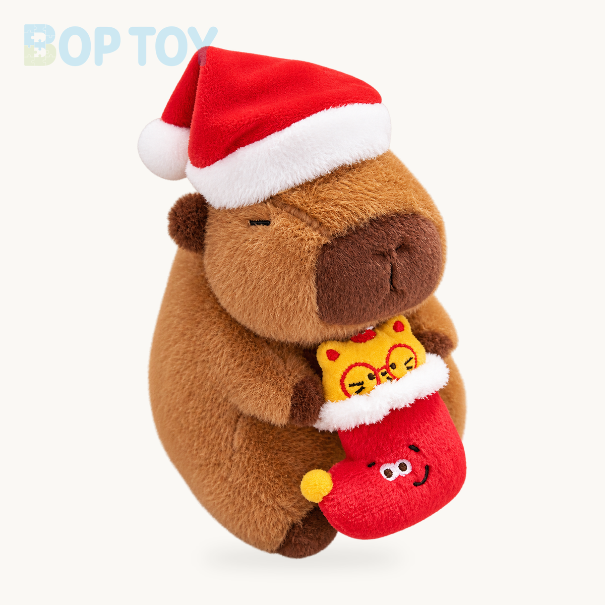Kawaii Capybara Christmas Plushies – Sock