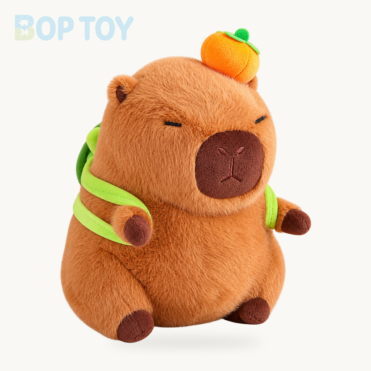 Silly Capybara Toast Turtle Snotty Plushie Family – Dark Turtle Orange