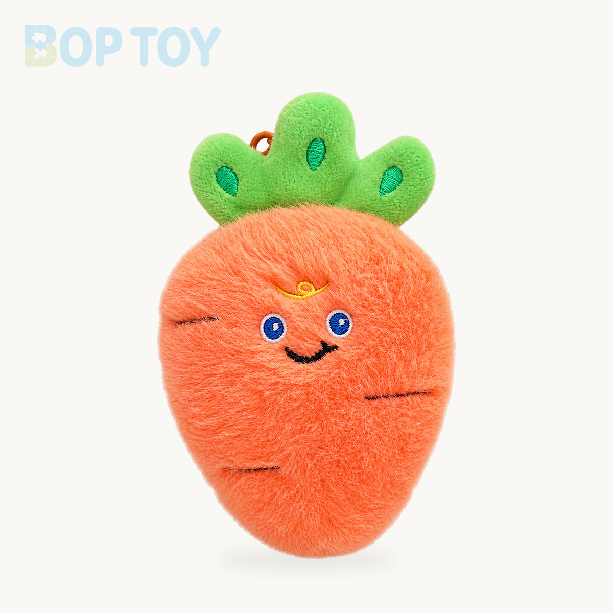 Simulation Fruits & Vegetables Plush Pendant Set | 18 Styles, 9 cm Each – yellow carrot / 9cm