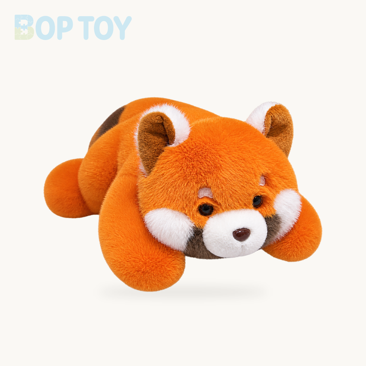Fluffy Laying Animal Family Plushies – Red panda / 18cm, Red panda / 30cm, Red panda / 40cm
