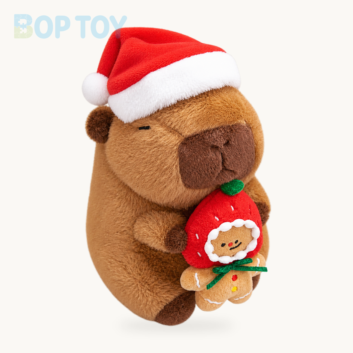 Kawaii Capybara Christmas Plushies – Biscuit