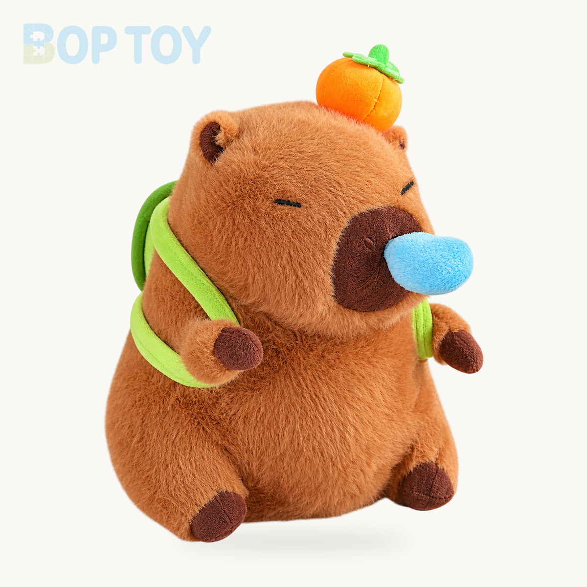 Silly Capybara Toast Turtle Snotty Plushie Family – Dark Turtle Snot Orange