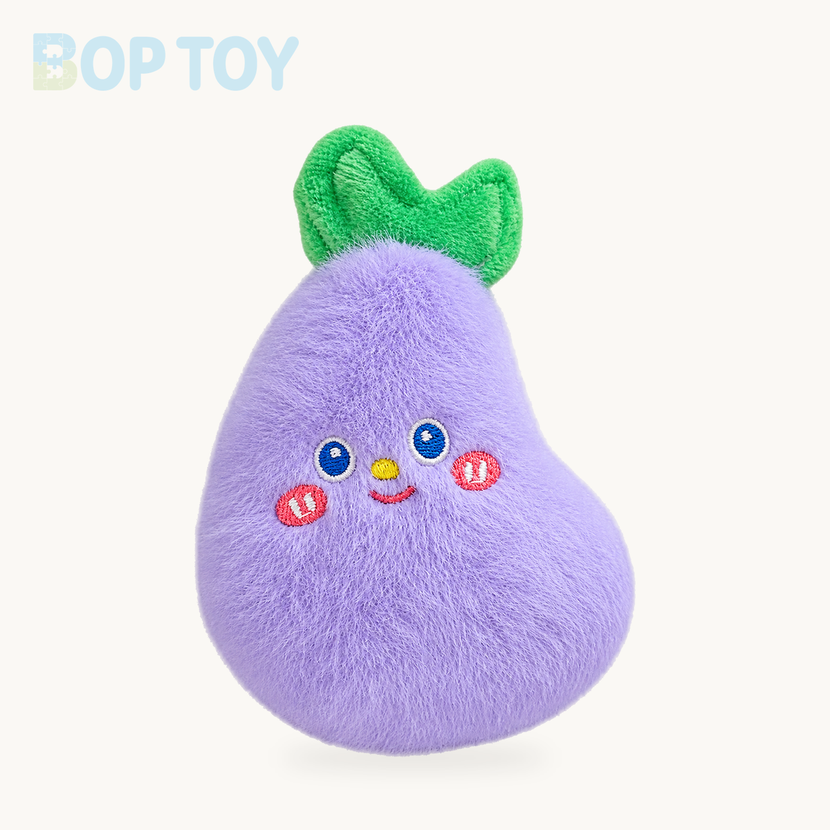 Simulation Fruits & Vegetables Plush Pendant Set | 18 Styles, 9 cm Each – eggplant / 9cm